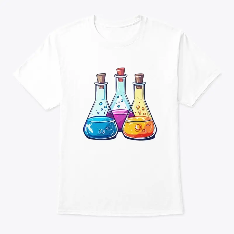 Colorful Erlenmeyer Flasks