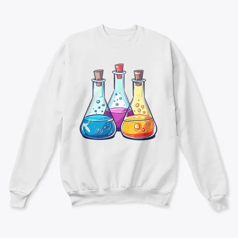 Colorful Erlenmeyer Flasks